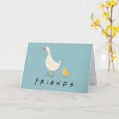 FRIENDS™ | ヒヨコとアヒル カード (黄色い花)