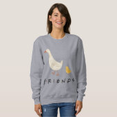 FRIENDS™ | ヒヨコとアヒル スウェットシャツ (正面フル)