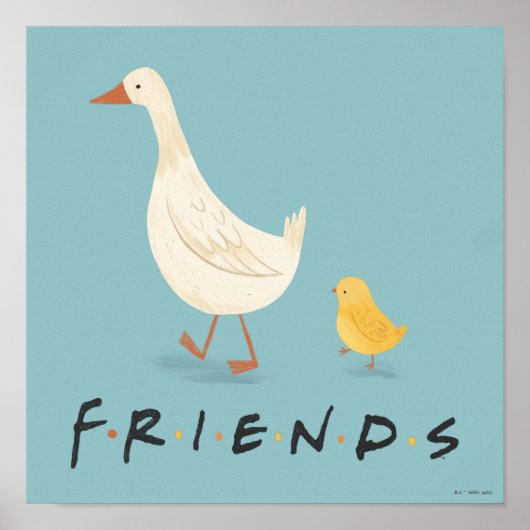 FRIENDS™ | ヒヨコとアヒル ポスター (正面)