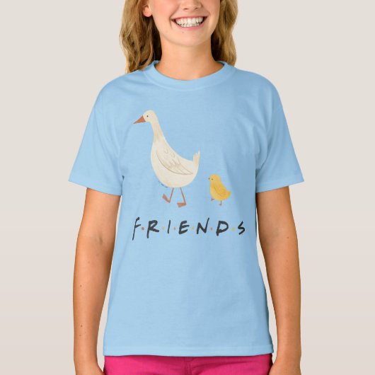 FRIENDS™ | ヒヨコとアヒル Tシャツ (正面)