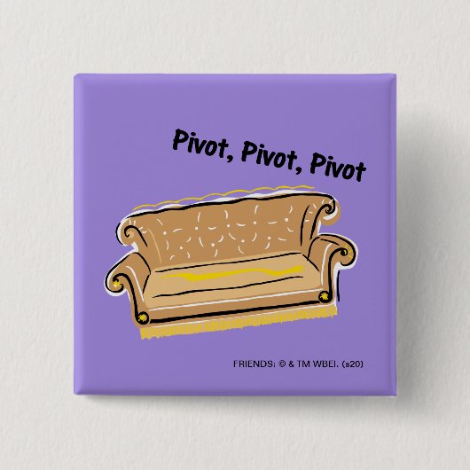 FRIENDS™ |ピボット 缶バッジ (正面)