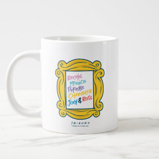 FRIENDS™ピープルの名前 ジャンボコーヒーマグカップ