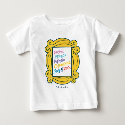 FRIENDS™ピープルの名前 ベビーTシャツ (正面)