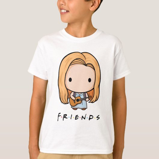 FRIENDS™ | フィービーちびキャラ Tシャツ (正面)