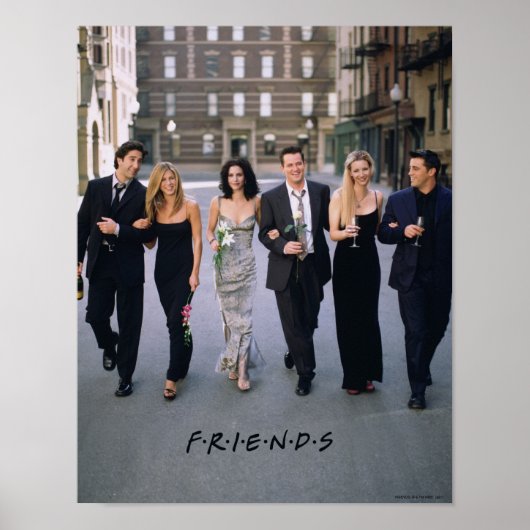 FRIENDS™ | フォーマルウェアのカップル ポスター (正面)