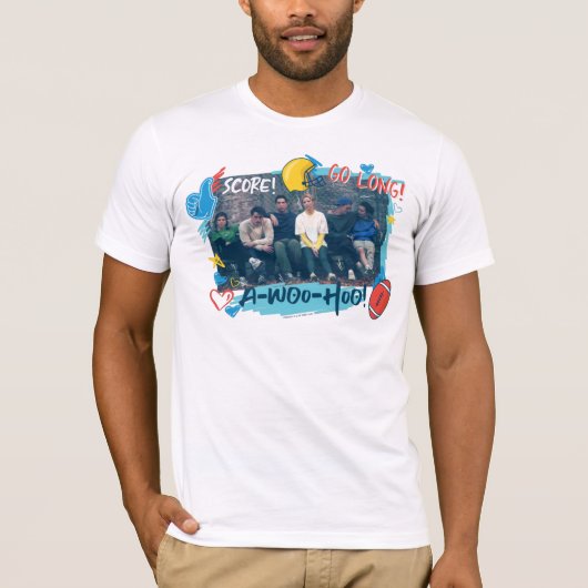 FRIENDS™ | フットボールゲーム Tシャツ (正面)