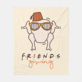 FRIENDS™ | フレンズギビング フリースブランケット (正面)