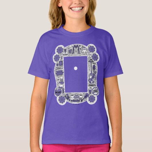 FRIENDS™フレーム落書きアート Tシャツ (正面)