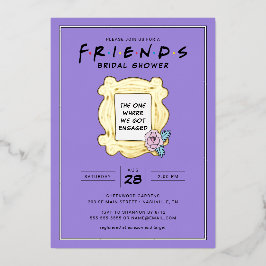 FRIENDS™ | ブライダルシャワー回 箔招待状