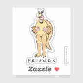 FRIENDS™ | ホリデー・アルマジロ シール (シート)