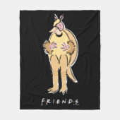 FRIENDS™ | ホリデー・アルマジロ フリースブランケット (正面)