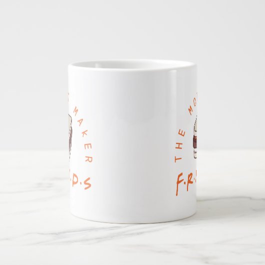 FRIENDS™ | モイストメイカーサンド ジャンボコーヒーマグカップ (正面)