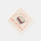 FRIENDS™ | モイストメイカーサンド スタンダードカクテルナプキン (角)