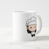 FRIENDS™ | モニカちびキャラ ジャンボコーヒーマグカップ (正面右)