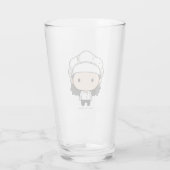 FRIENDS™ | モニカちびキャラ タンブラーグラス (裏面)