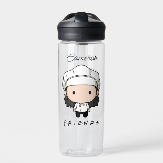 FRIENDS™ | モニカちびキャラ | 名前を入れよう ウォーターボトル (正面)