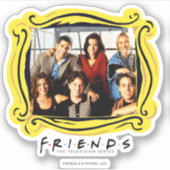 FRIENDS™ | モニカのアパートに集まったキャスト シール (正面)