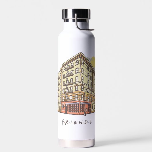 FRIENDS™ | モニカのアパートの建物 ウォーターボトル (左面)