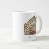 FRIENDS™ | モニカのアパートの建物 ジャンボコーヒーマグカップ (正面右)