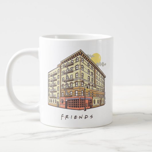 FRIENDS™ | モニカのアパートの建物 ジャンボコーヒーマグカップ (左)