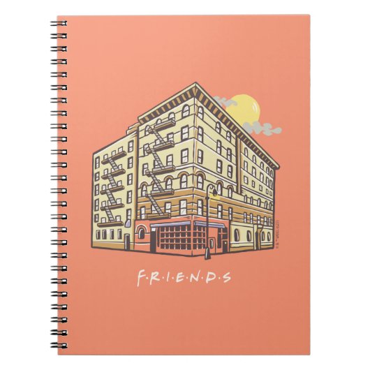 FRIENDS™ | モニカのアパートの建物 ノートブック (正面)