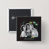 FRIENDS™ | モニカ、レイチェル&フィービー 缶バッジ (正面&裏面)