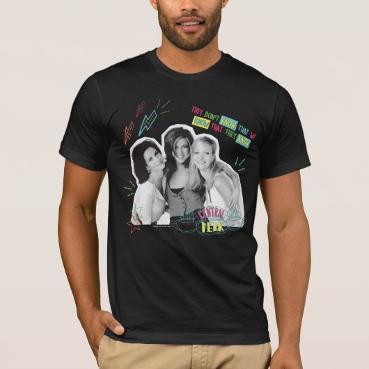 FRIENDS™ | モニカ、レイチェル&フィービー Tシャツ (正面)