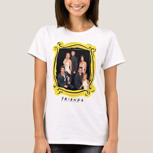 FRIENDS™ | モノクロフォーマルウェアのグループ Tシャツ (正面)