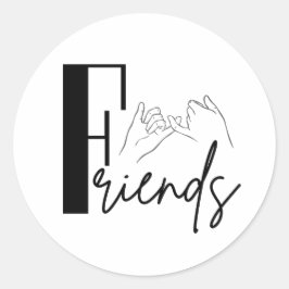 Friends ラウンドシール