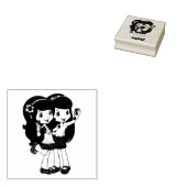 Friends ラバースタンプ (押印)