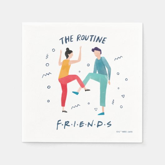 FRIENDS™ | ルーティン スタンダードカクテルナプキン (正面)