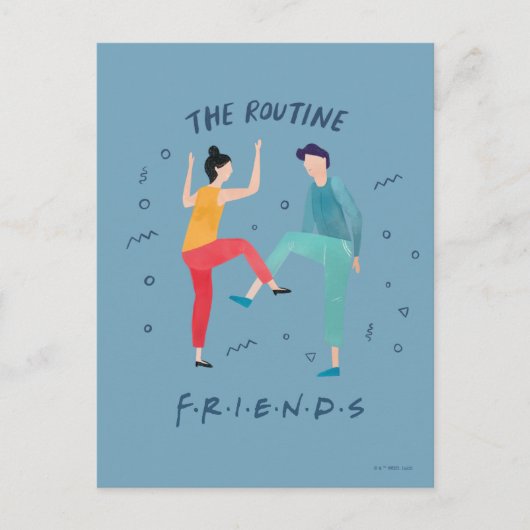FRIENDS™ | ルーティン ポストカード (正面)