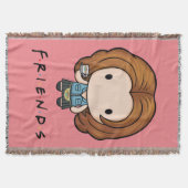 FRIENDS™ | レイチェル ちびキャラ スローブランケット (正面)