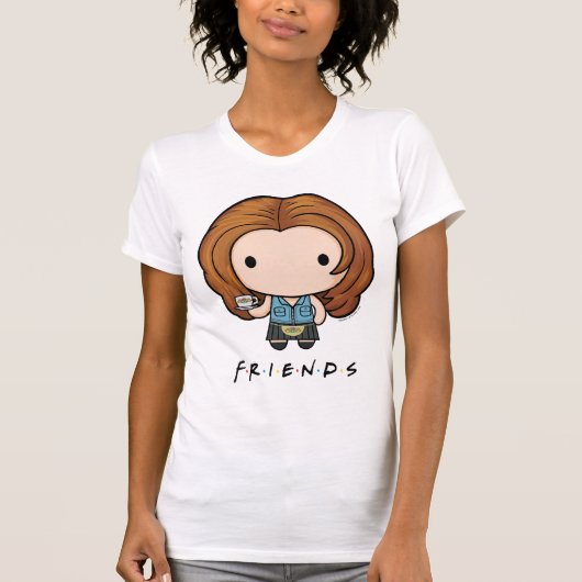 FRIENDS™ | レイチェル ちびキャラ Tシャツ (正面)