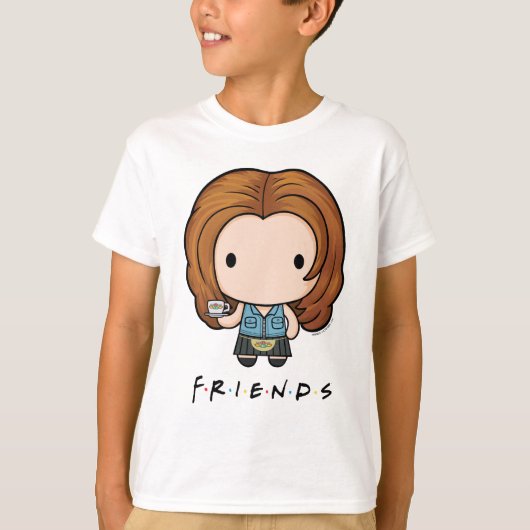 FRIENDS™ | レイチェル ちびキャラ Tシャツ (正面)