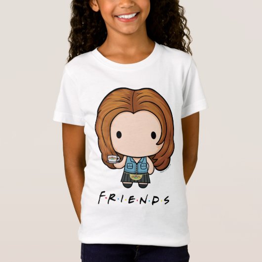 FRIENDS™ | レイチェル ちびキャラ Tシャツ (正面)