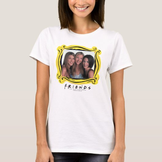 FRIENDS™ | レイチェル、フィービー、モニカ Tシャツ (正面)