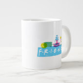 FRIENDS™ | ロゴとアイコン ジャンボコーヒーマグカップ (正面右)