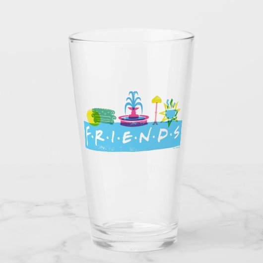 FRIENDS™ | ロゴとアイコン タンブラーグラス (正面)