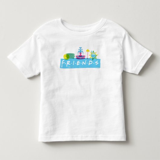 FRIENDS™ | ロゴとアイコン トドラーTシャツ (正面)