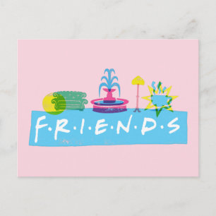 FRIENDS™ ロゴとアイコン ポストカード
