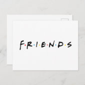 FRIENDS™ロゴ インビテーションポストカード (正面/裏面)
