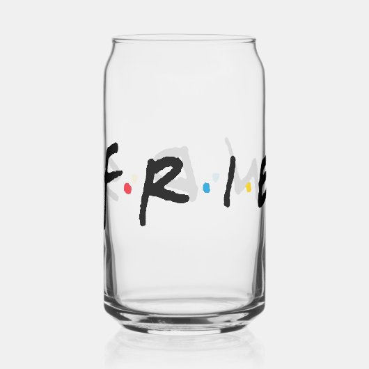 FRIENDS™ロゴ ガラス缶 (正面)