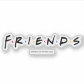 FRIENDS™ロゴ シール (正面)