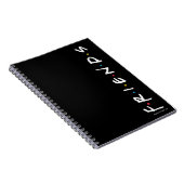 FRIENDS™ロゴ ノートブック (右側)