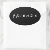 FRIENDS™ロゴ 楕円形シール (バッグ)