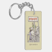 FRIENDS™ | ロスとレイチェルのPIVOT キーホルダー (正面左)