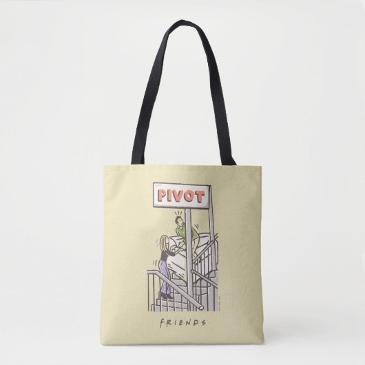 FRIENDS™ | ロスとレイチェルのPIVOT トートバッグ (正面)