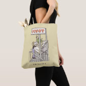 FRIENDS™ | ロスとレイチェルのPIVOT トートバッグ (クローズアップ)