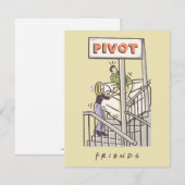 FRIENDS™ | ロスとレイチェルのPIVOT ノートカード (正面/裏面)